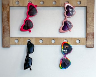 SVG Hanging Sunglasses Holder Laser Ready Cut File | Vector File for lasers