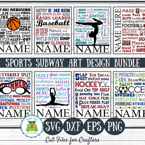 Subway Art Template - Etsy