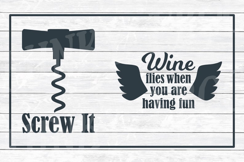 Download Kitchen Art Design Bundle 3 Wine Puns SVG Cut Files for | Etsy