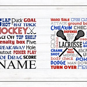 Sports Subway Art Design Bundle SVG Cut Files for Crafters, PNG ...