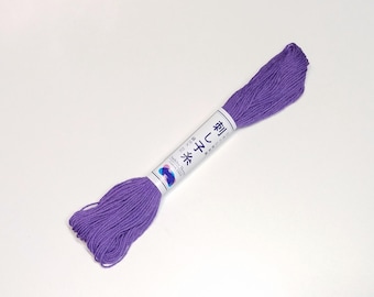 Olympus Japan Sashiko thread - Purple color # 19 - 20 meter skein