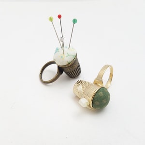 Little House Japan Pincushion thimble ring image 1