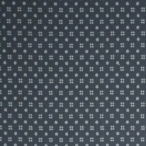 Traditional indigo basics quilting cotton - cross hatch patches