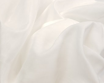 Kona Nirvana Double Gauze cotton fabric - Optic White