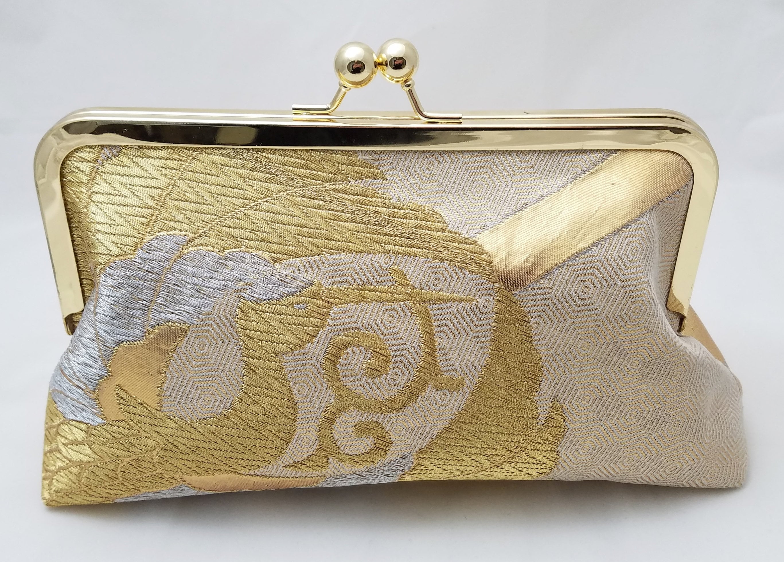 Vintage Gold Lamé Purse Mid Century Metallic Evening Bag - Etsy