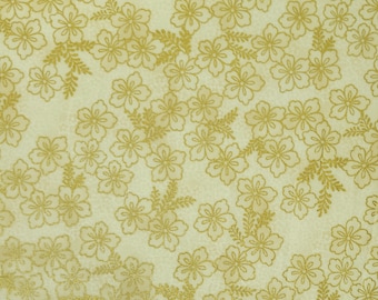 Imperial Collection 17 by Studio RK - Floral with golden metallic over ivory beige