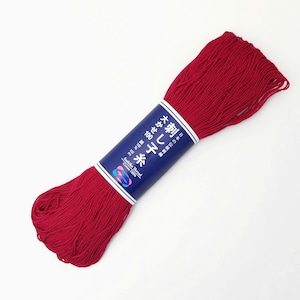 Olympus Japan Sashiko thread - Red Rose color # 104 - 100 meter skein