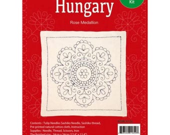 Rose Medallion Sashiko Sampler Kit