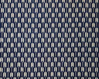 Japanese import new cotton quilting fabric - blue black arrows