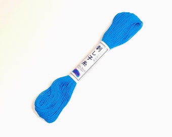 Sashiko thread - Blue color #27 - 20 meter skein