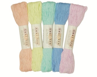 2024 Pastel Paletones Olympus Awai-iro sashiko threads - 40 meter skeins