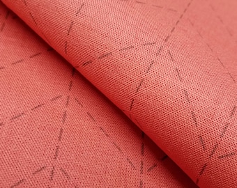 New Colors * Lecien Cosmo sashiko pre-printed wash-away panel - herringbone pattern
