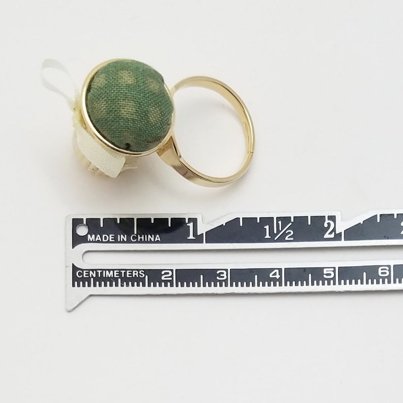 Little House Japan Pincushion thimble ring image 6