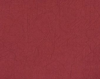 Kona "natural crush" wrinkle cotton - azuki color 20- red bean color