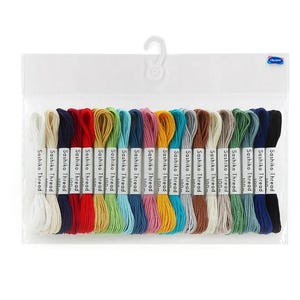 Olympus sashiko thread - NEW Variety pack of 20 colors - 5m each