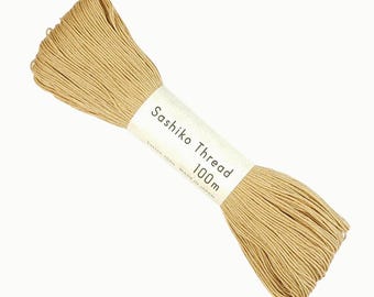 New for 2025 * Tan #133 hue Olympus sashiko thread - 100 meter skein
