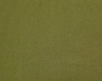 Cosmo Japan AD5188 cotton and linen blend fabric - dark olive green hue color #158