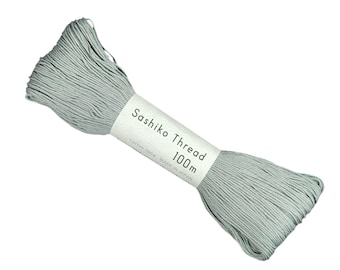 New for 2025 * Silver Gray #134 hue Olympus sashiko thread - 100 meter skein