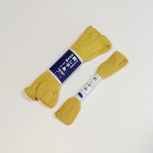 Sashiko thread - Goldenrod color # 5/106 - 20 or 100 meter skein
