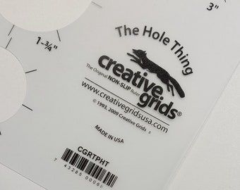 Creative Grids "The Hole Thing" circle template pattern