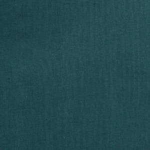 May include: A solid teal fabric with a subtle woven texture.