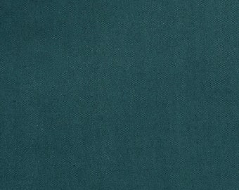 Cosmo Japan AD5188 cotton and linen blend fabric - dark peacock hue color #261