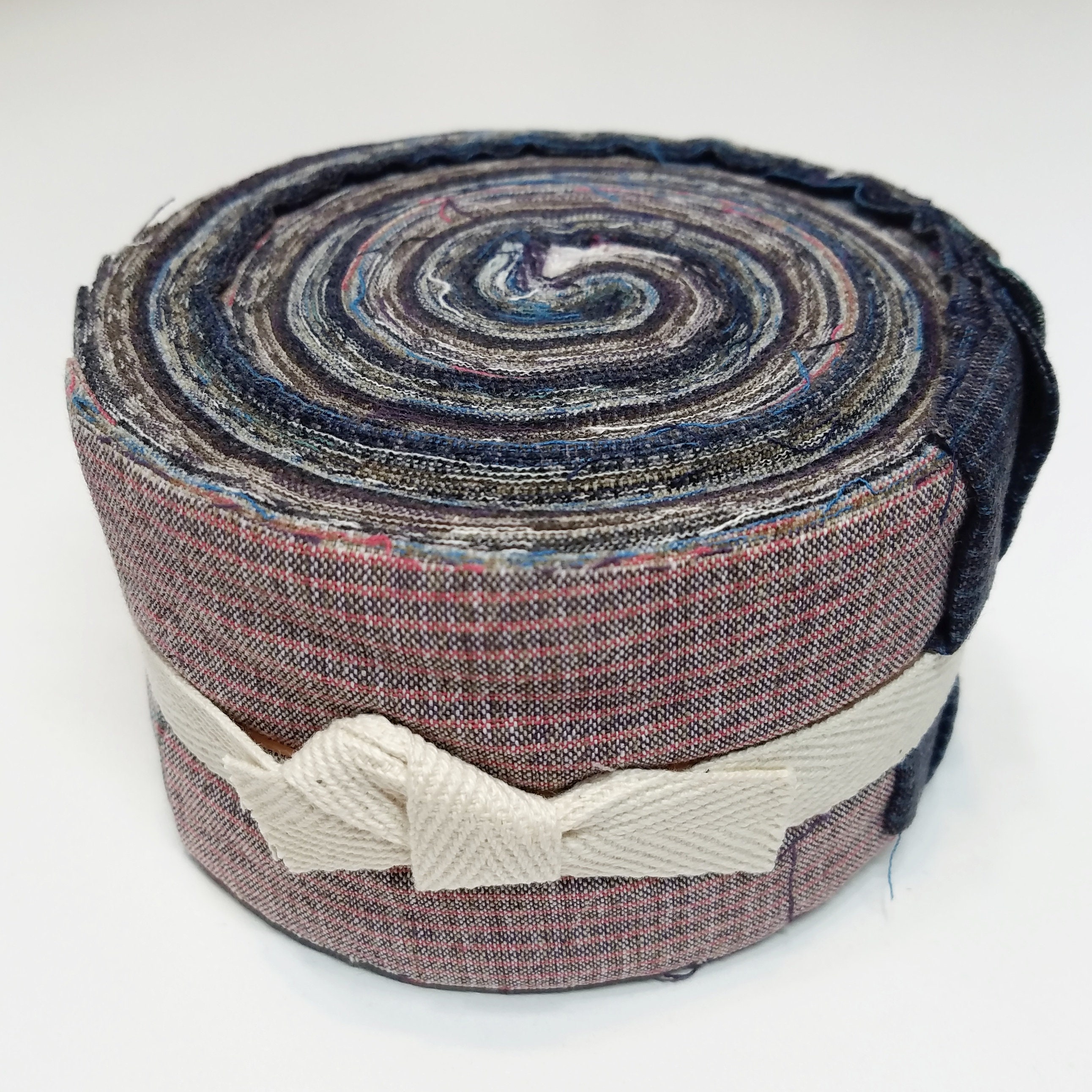 Cosmo Japan Twist yarn dyed cotton fabric strip roll twenty, 2.5 inch