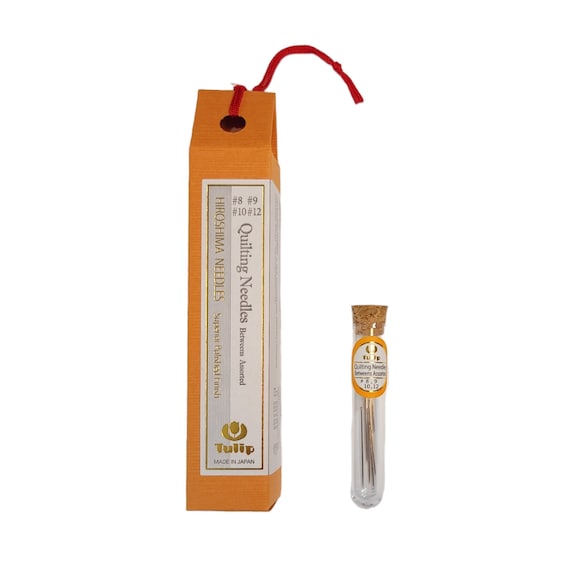 Tulip Hiroshima needles - #8 #9 #10 #12 Quilting Needles Betweens - 6 needles