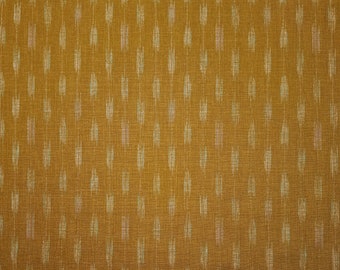 Japanese import cotton fabric - Morikiku Japan arrow dobby in Bronze brown hue