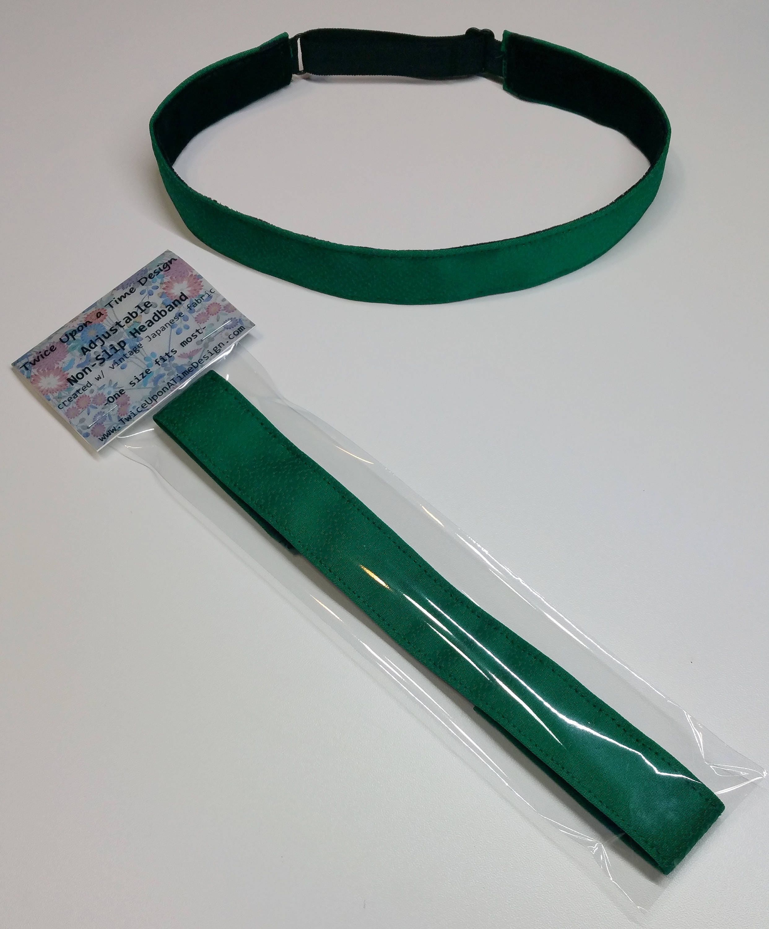 Adjustable nonslip Headband hairband made with vintage silk kimono