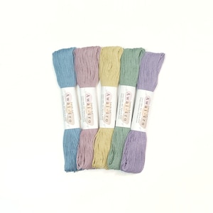 New 2023 Muted hues Olympus Awai-iro sashiko threads - 40 meter skeins