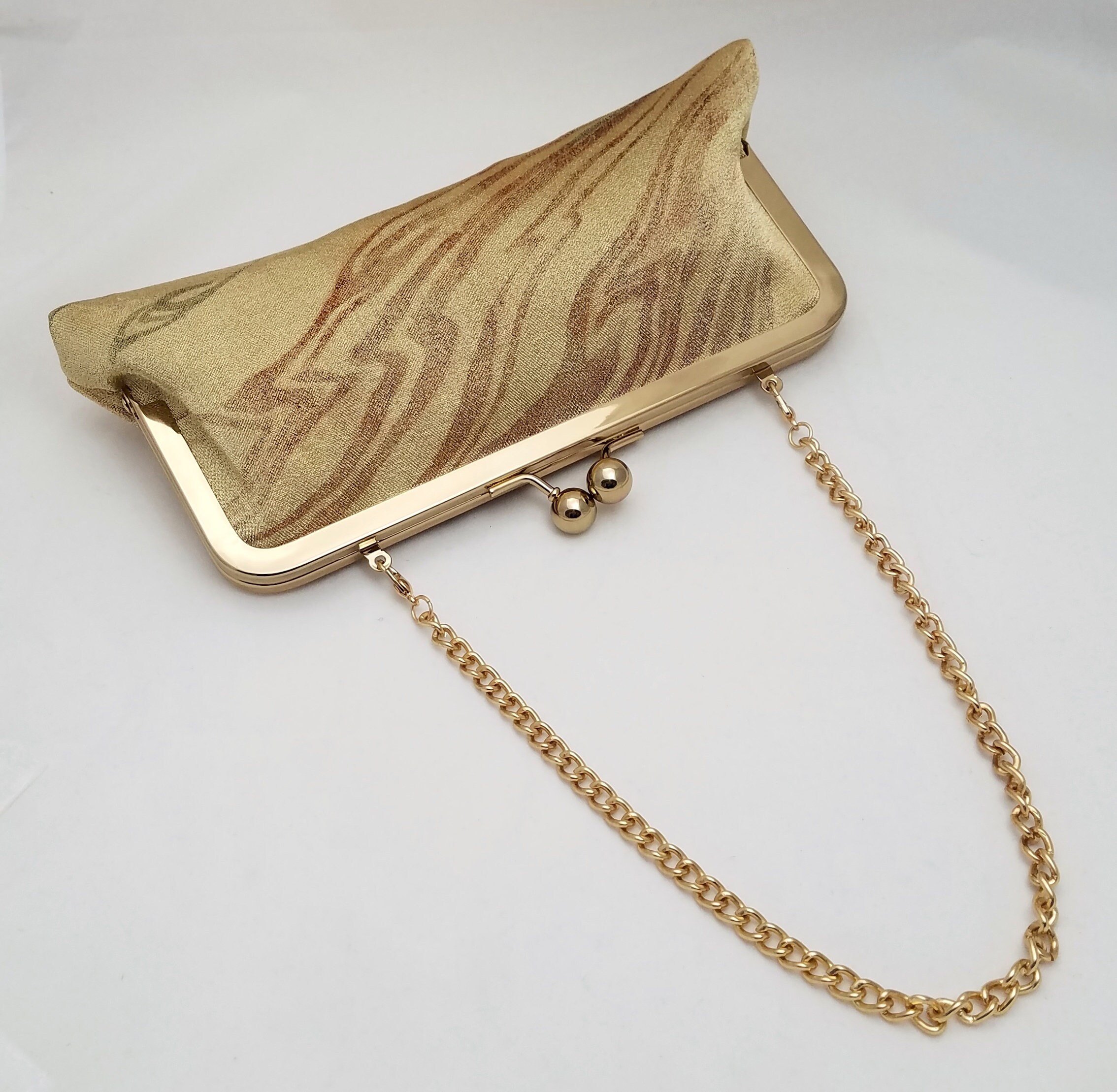 gold clutch purse for wedding