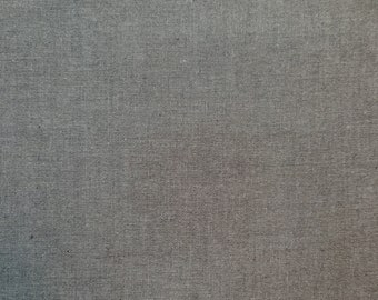 Studio E Peppered cotton shot yarn dyed fabric - Tweed gray hue color #37