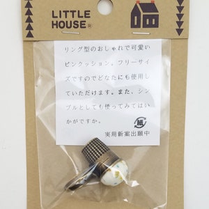 Little House Japan Pincushion thimble ring image 2