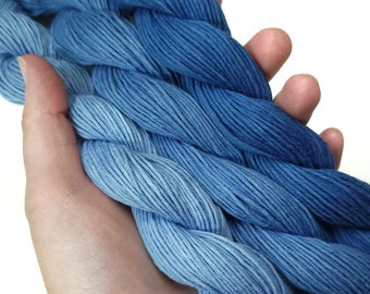 Botanical Indigo Dyed Daruma #20/8 kogin thread - 100 meter skein