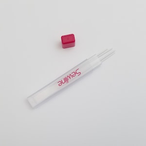 Sewline Mechanical Fabric Pencil Refill - White - washable chalk pencil refill pack