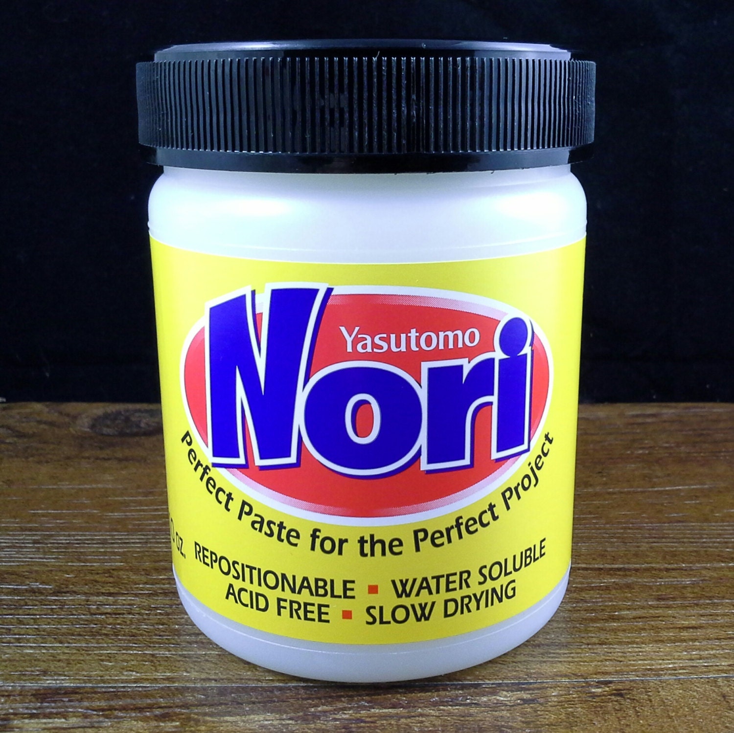 Yasutomo Nori Rice Paste Glue for Tsumami kanzashi: 10 oz tub