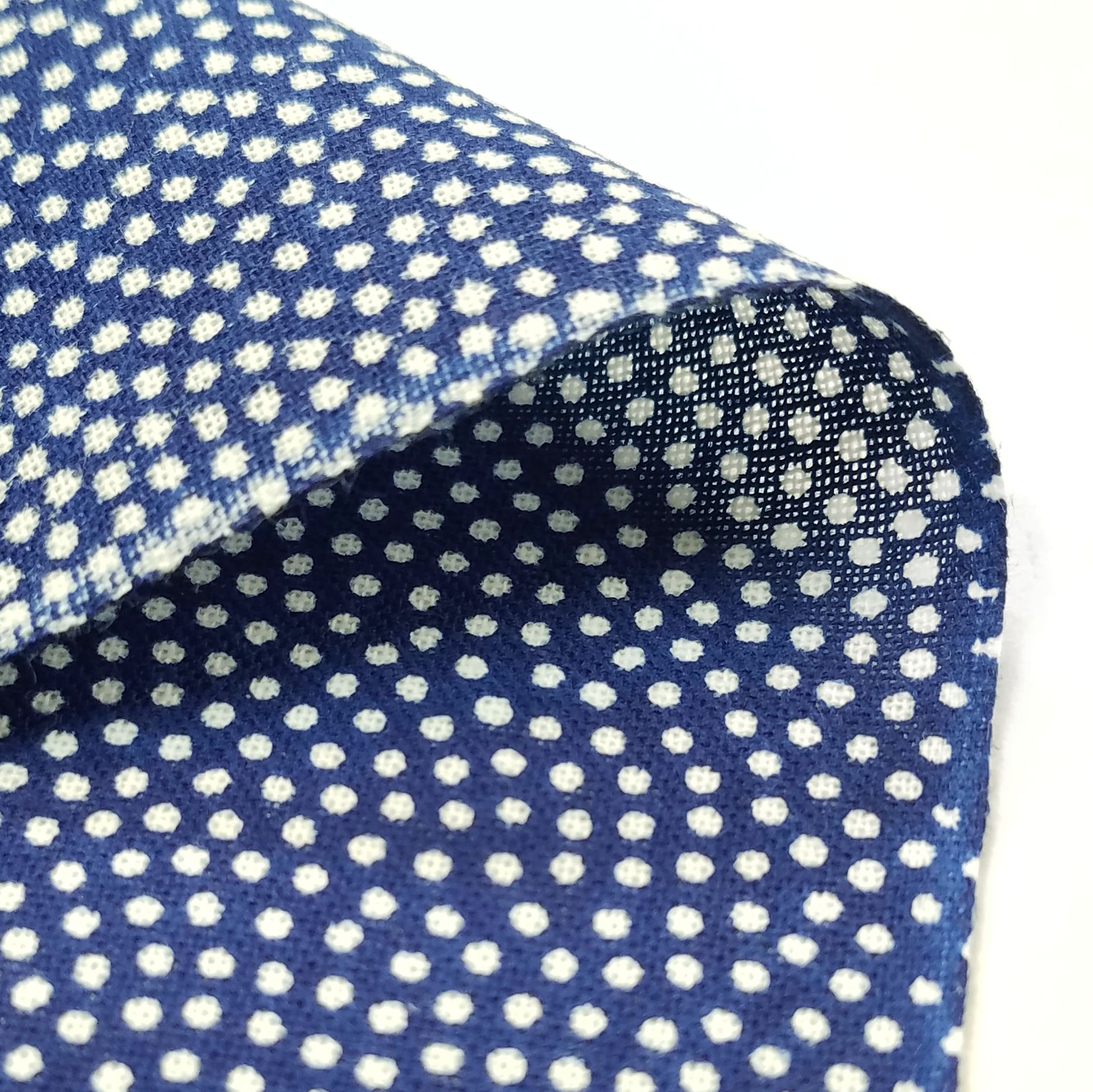 Japanese navy and white Same komon sharkskin pattern Tenugui cotton