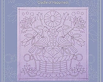 Tulip Sashiko World sashiko sampler kit - France "Cradle of Happiness" kit