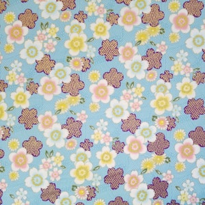 【THEAIRTOWN】hiragana double hz & vintage sk set ★2color Tiny Cherry Blossoms Sevenberry Japanese Cotton Fabric 88227