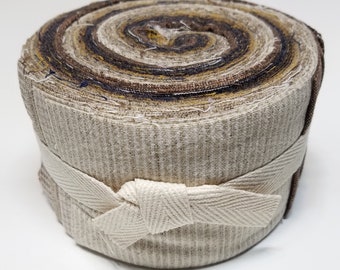 Colorways * Cosmo Japan Twist yarn dyed cotton fabric strip roll