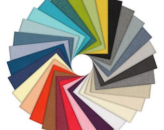Studio E Peppered cotton shot yarn dyed fabric - pack of 30 fat quarters