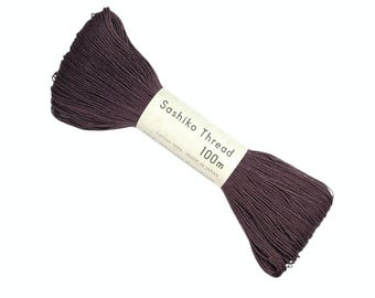 New for 2025 * Deep Purple #140 hue Olympus sashiko thread - 100 meter skein