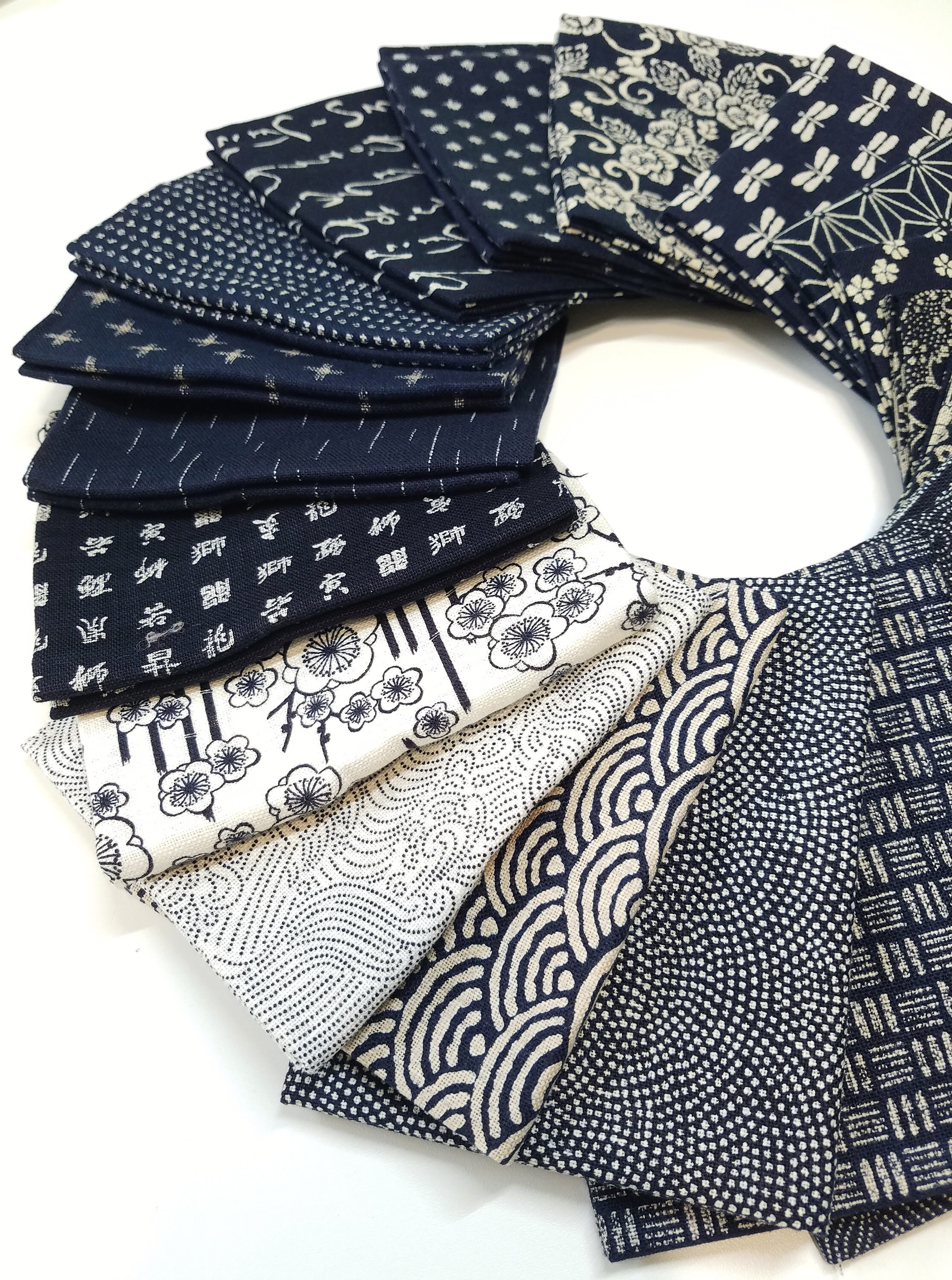 Sevenberry Nara Homespun collection fat quarter bundle