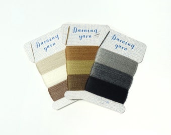 Clover Japan - Darning yarn - Neutral tones