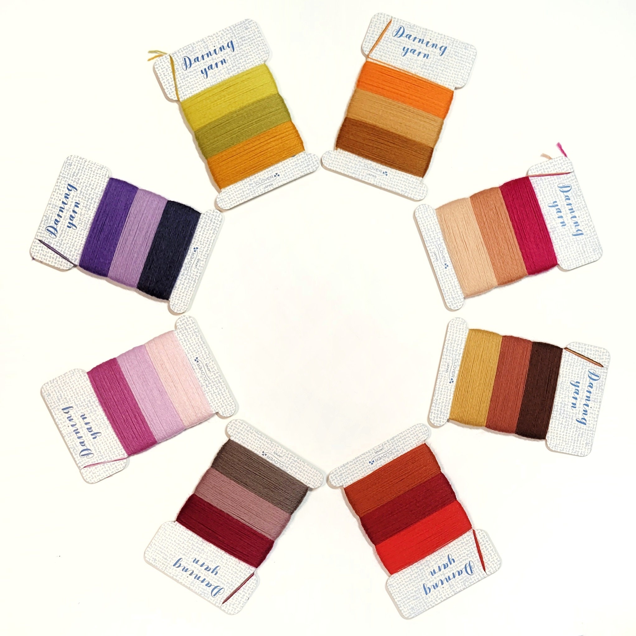 Clover Darning Yarns - Oranges Clover Darning Yarns - Oranges
