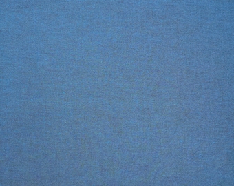 Studio E Peppered cotton shot yarn dyed fabric - Ink Dark Turquoise blue hue color #45