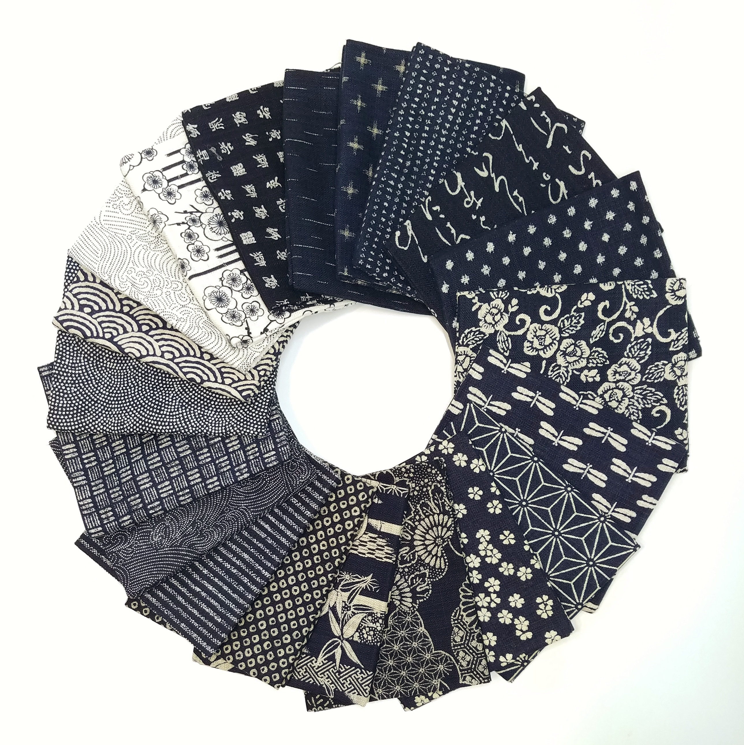 Sevenberry Nara Homespun collection fat quarter bundle