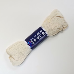 Japanese Sashiko thread - Off-White color # 102 - 100 meter skein