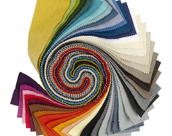 Studio E Peppered cotton shot yarn dyed fabric - 2.5 inch strip roll